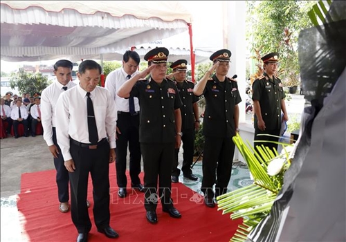 Hồi hương 96 hài cốt liệt sĩ Việt Nam hy sinh tại Lào